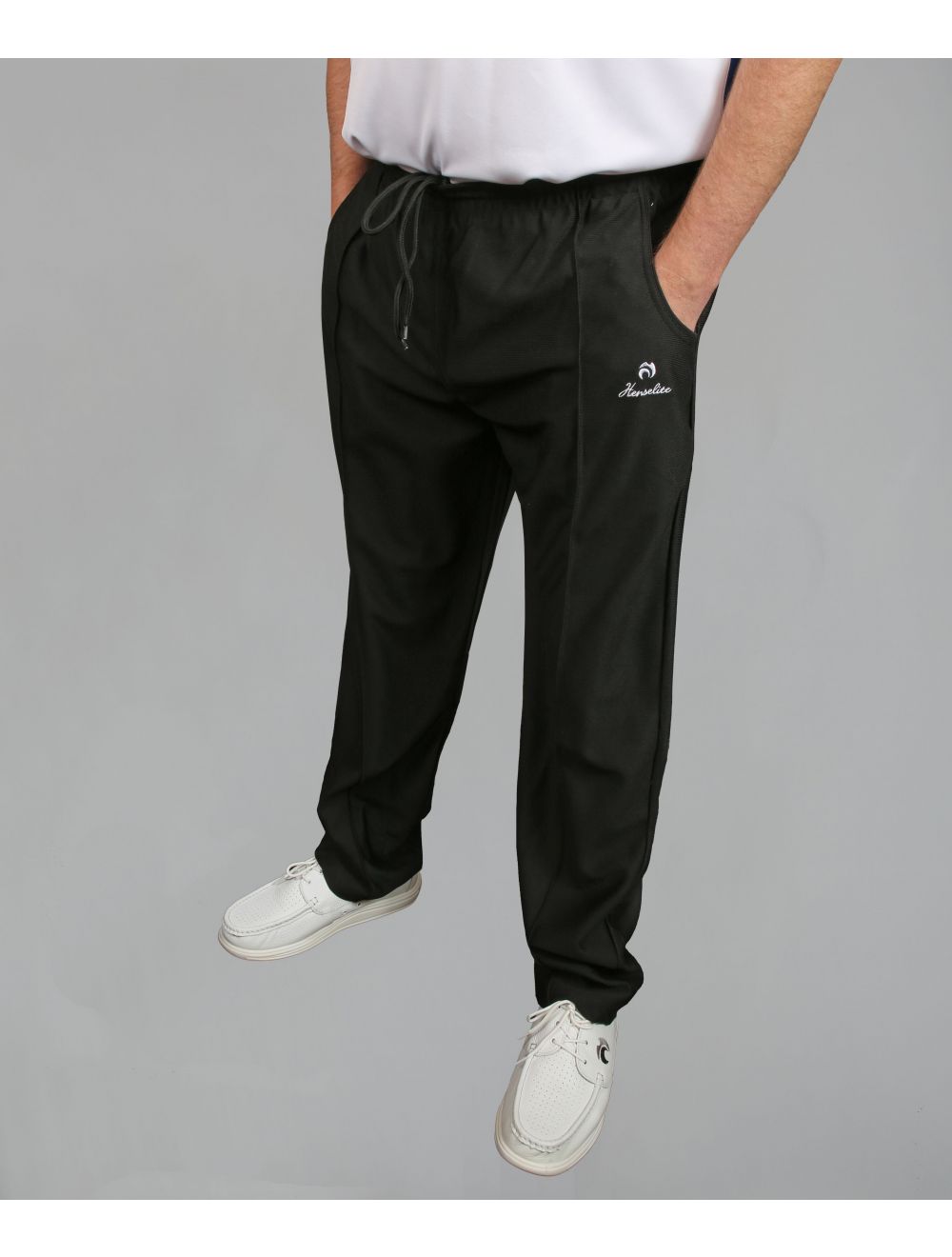 Henselite Mens Sports Trousers - (Grey White Black Navy Royal Maroon ...