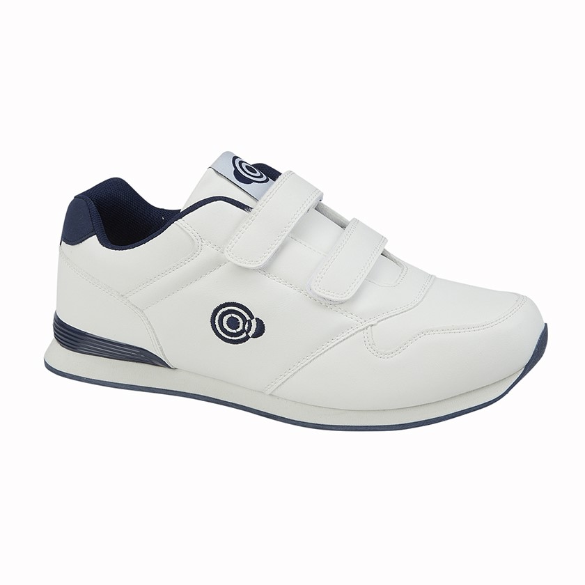 Superbowl DEK AXIS Touch Fastening Bowling Shoe White/Navy
