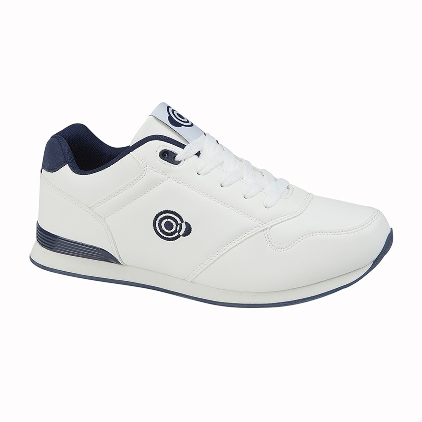 Superbowl DEK ANCHOR Lace Up Bowling Shoe White/Navy