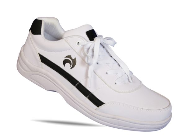 Henselite Victory VSL Mens Bowls Shoes - White/Black