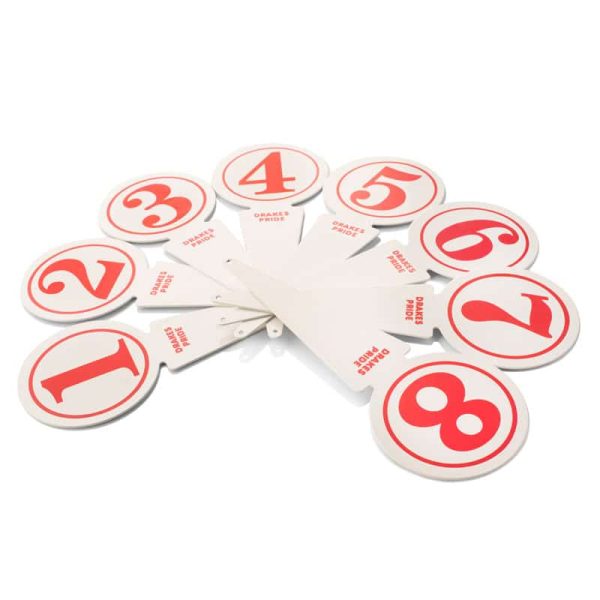 Drakes Pride Bowls Rink Markers (Numbers)
