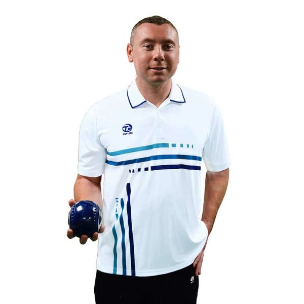 Taylor Skyline Mens Bowls Polo