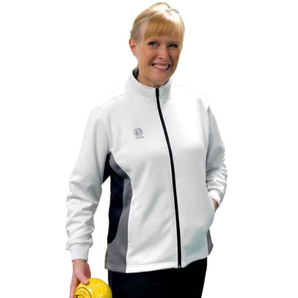 Taylor Ladies Softshell Jacket - White/Black/Grey