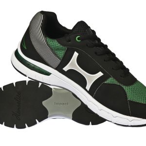 Henselite Bowls Shoes Impact M100 - Black/Green