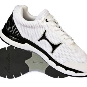 Henselite Bowls Shoes Impact M110 - White/Black