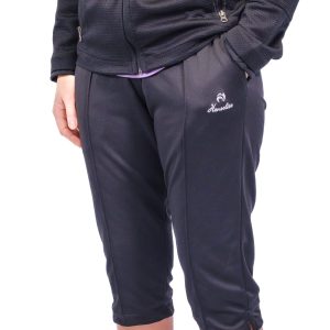 Henselite Ladies High Waist Cropped Bowls Trousers - (Black and Navy)