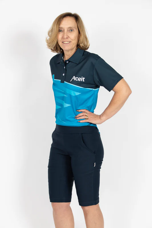 ACEIT NEW Ladies Stretch Bowls SHORTS - (Navy - Black - Royal Blue)