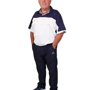 Henselite Mens Sports Trousers - Navy - With Zip Fly