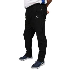Henselite Mens Sports Trousers - Black - With Zip Fly