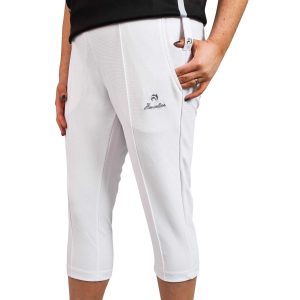 Henselite Ladies Sports Cropped Trousers - WHITE - (PLEASE GO UP A SIZE AS SMALL SIZING)