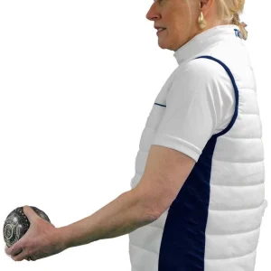 Taylor Ladies Puffa Bodywarmer - White/Navy