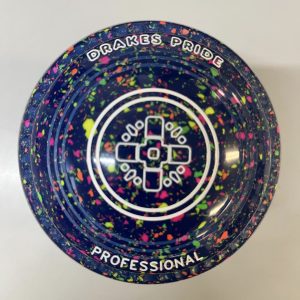 Drakes Pride Pro50 - Size 1H - Mid Blue/FL/Harlequin - Channel Grip - 35 Stamp - (Code DP18)